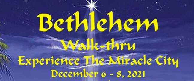 Bethlehem at Cornerstone Baptist Church postponed a week